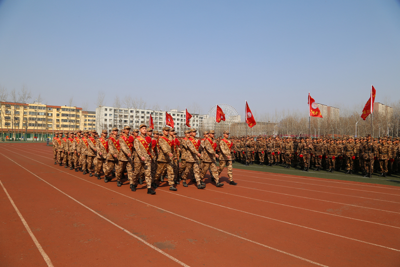 學校舉行第八屆定向培養軍士暨奎文區2024年度上半年新兵入伍歡送儀式